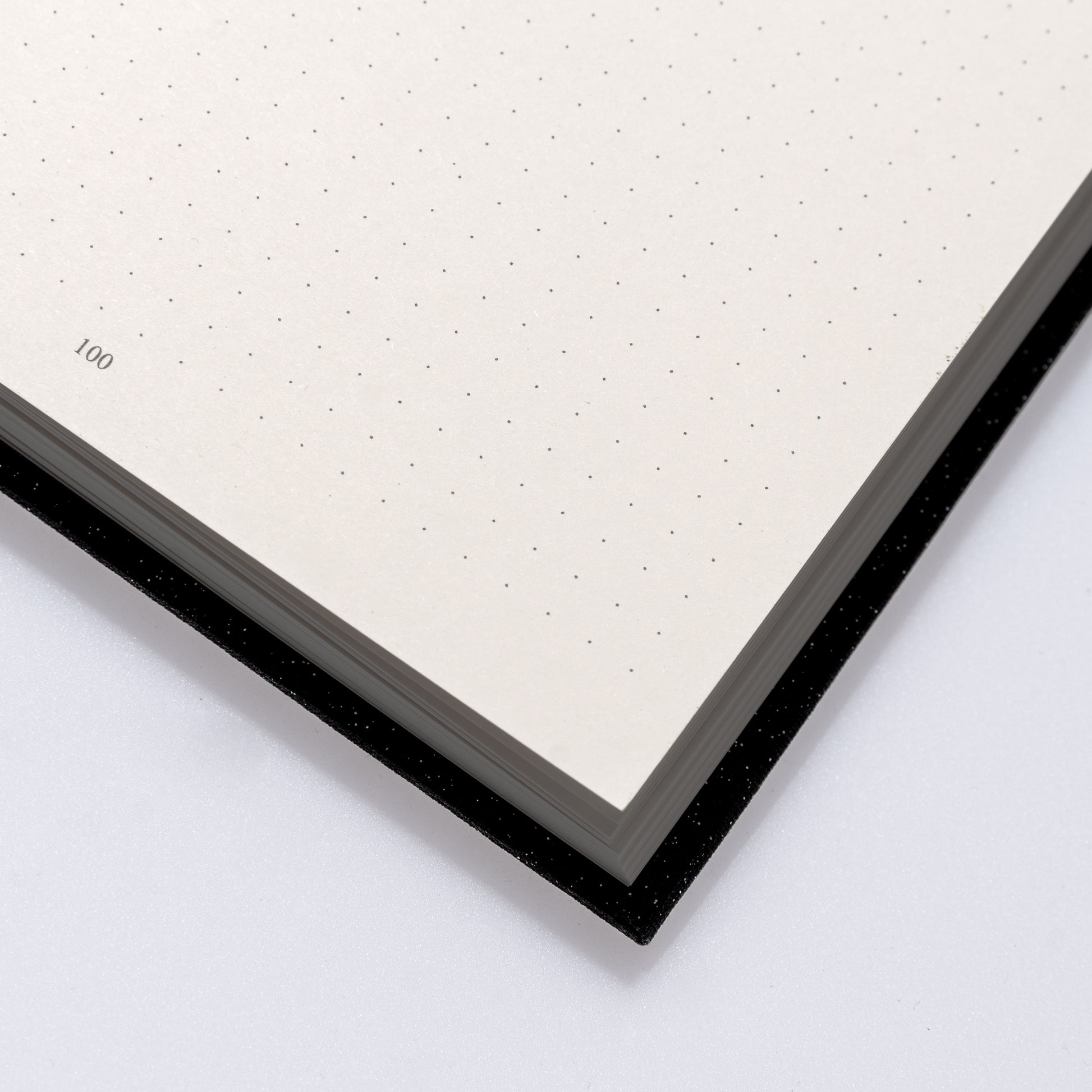 Bullet Journal A5 Nightsky Detailaufnahme Seitennummerierung in der Ecke