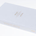 Bullet Journal A5 Snow seitliche Ansicht liegend mit Glitzer Stoffeinband