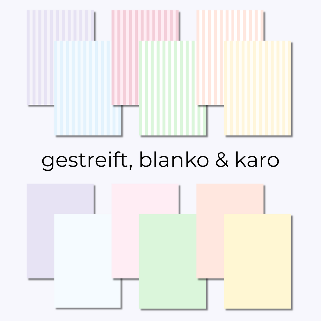 Freebie - Journaling Papier - Pastell