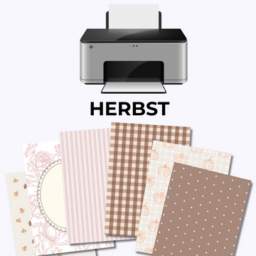 Freebie - Journaling Papier - Herbst