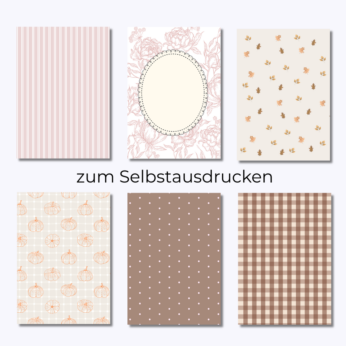 Freebie - Journaling Papier - Herbst