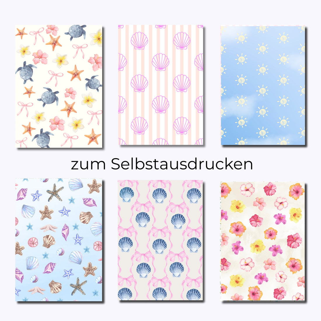 Freebie - Journaling Papier - Sommer