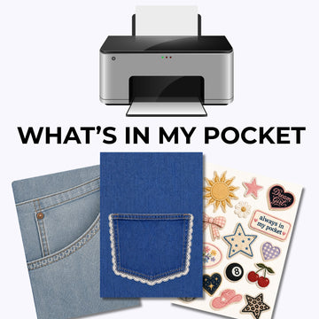 Freebie - Journaling Papier - What's in my pocket?