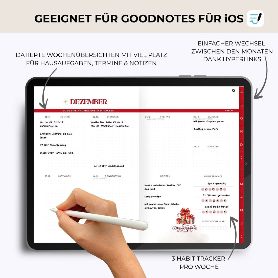 Digitaler Schülerkalender 2026/27 x Cali Kessy