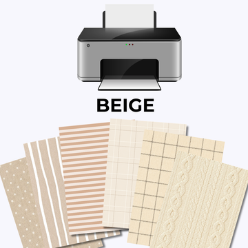 Freebie - Journaling Papier - Beige