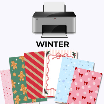 Freebie - Journaling Papier - Winter