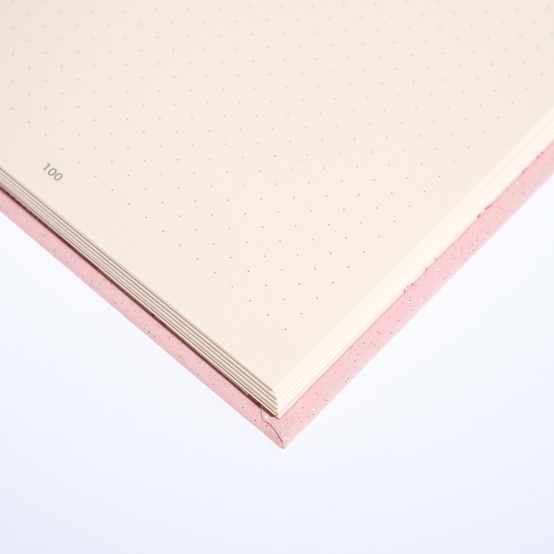 Bullet Journal A5 marshmallow Detailansicht mit nummerierten Seiten für strukturierte Planung