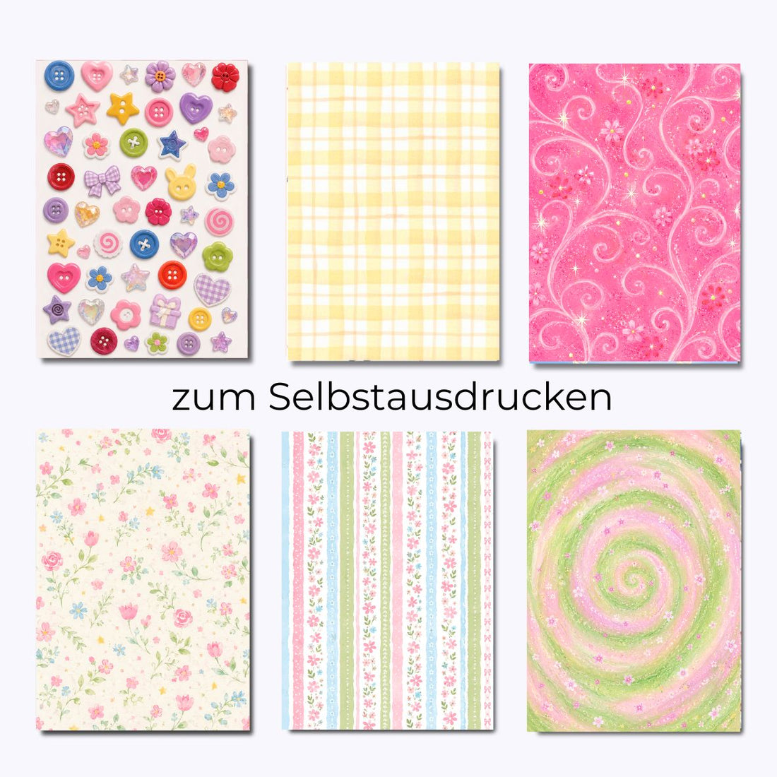 Freebie - Journaling Papier - Whimsical